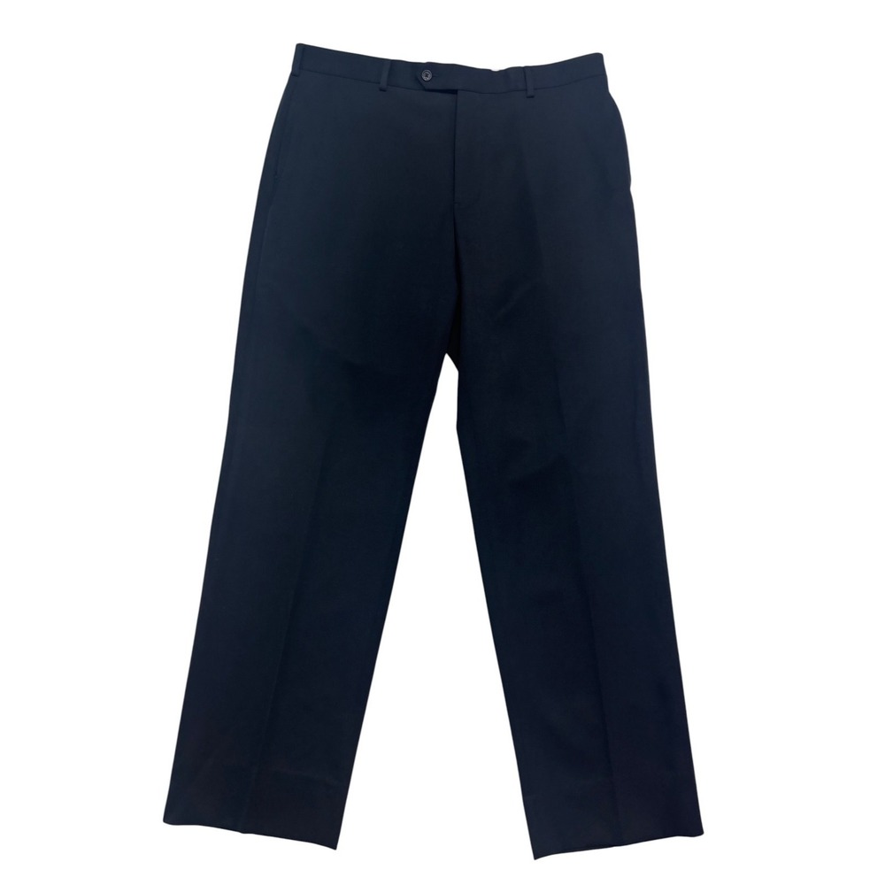 Brooks Brothers 38x32 Midnight Navy Blue Madison 1818 Pants Trousers Wool